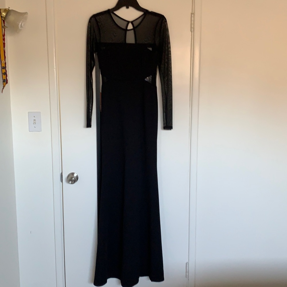 BCBGeneration black long sleeve maxi dress